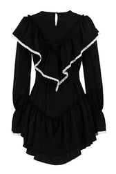 Flared Sleeve Mini Dress
