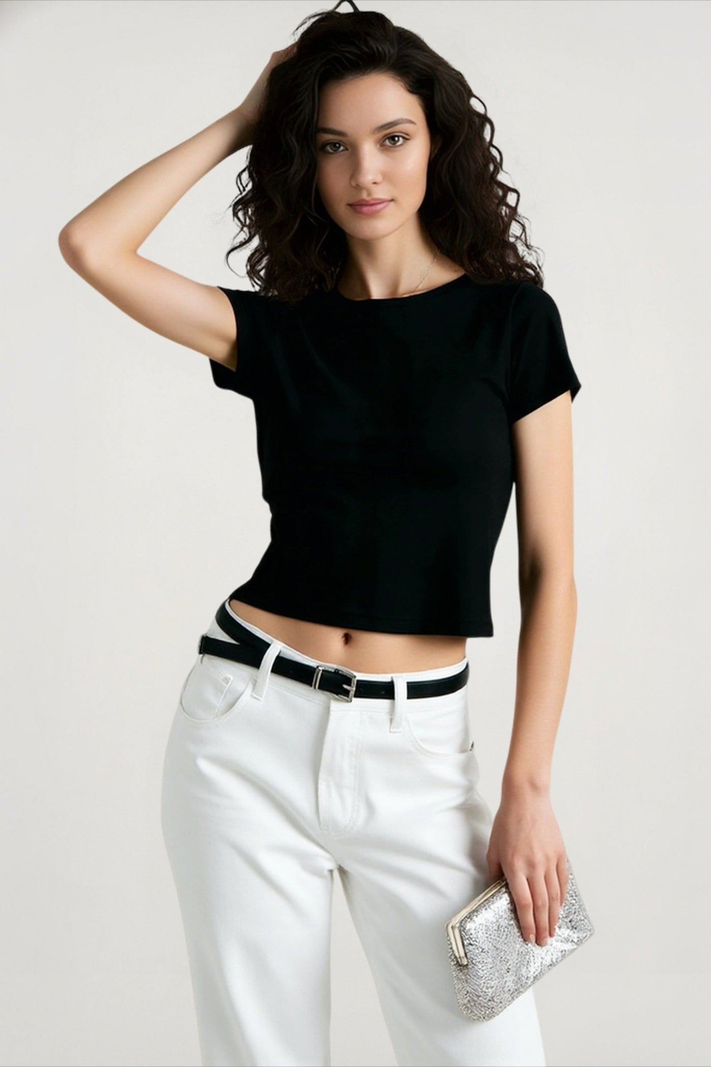 Bodycon Cropped Slim T-shirts