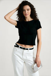 Bodycon Cropped Slim T-shirts