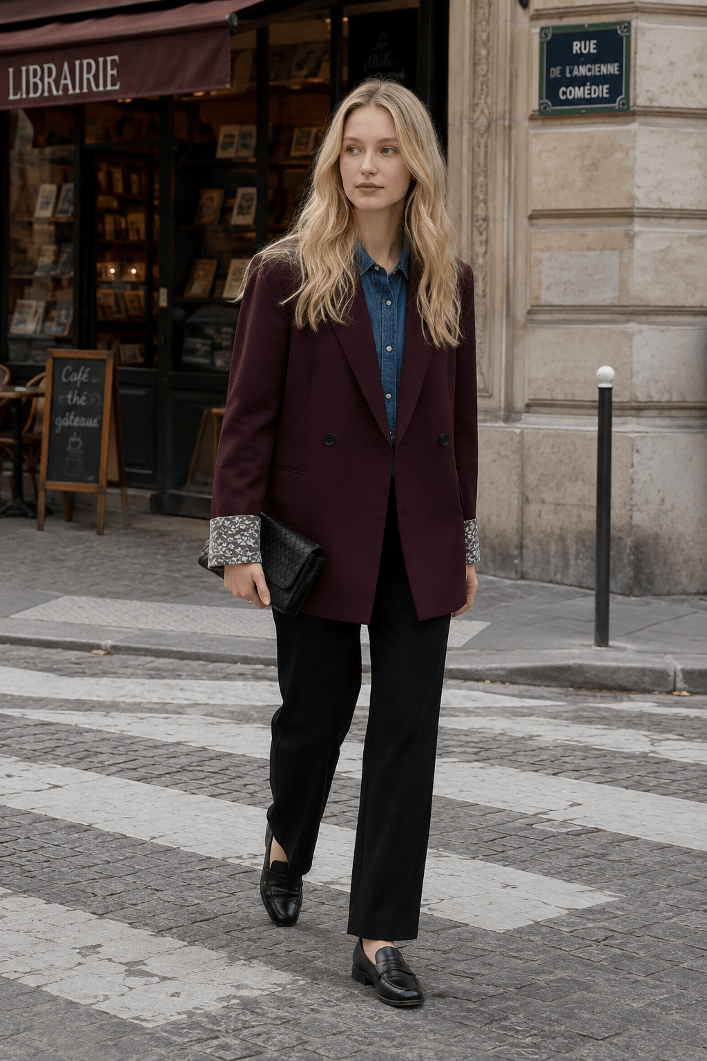 Loose Fit Long Sleeve Blazer
