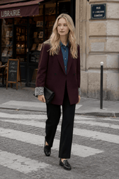Loose Fit Long Sleeve Blazer