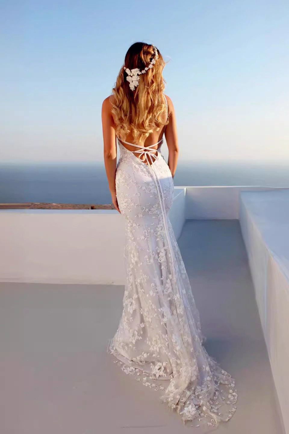 Elegant V Neck Slip Dress