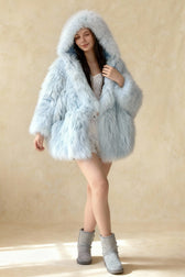 Faux Fur Hooded Jacket