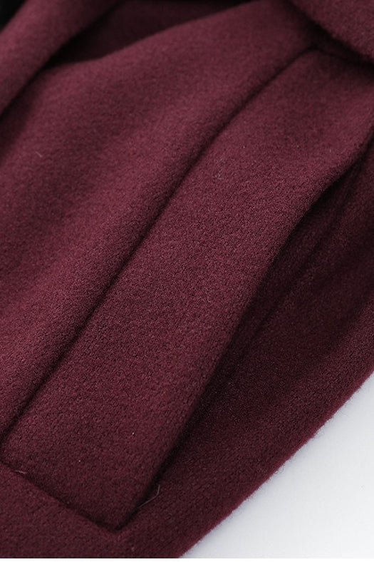 Scarf Collar Draped Wrap Long Sleeve Longline Coat 3