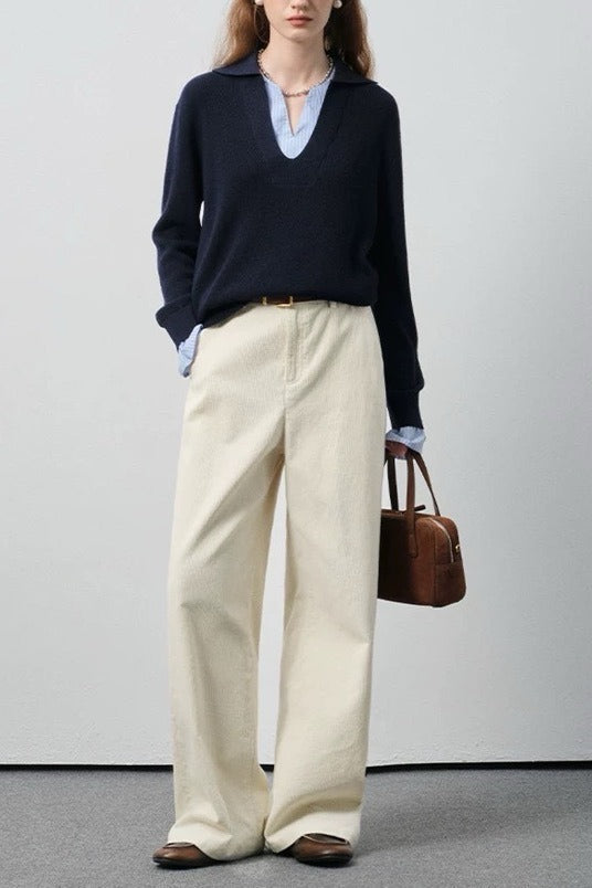 TwoinOne Wool Blend Knit Top
