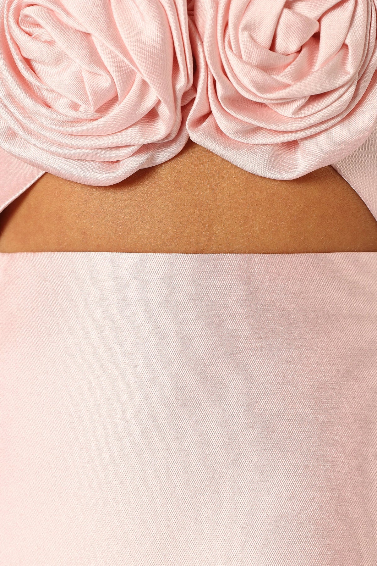 Te Amo Strapless Mini Dress - Baby PInk