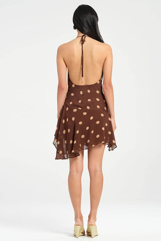 Halter-Neck Mini Dress