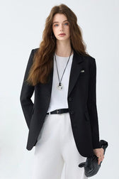 Unstructured Relaxed Office Chic Blazer