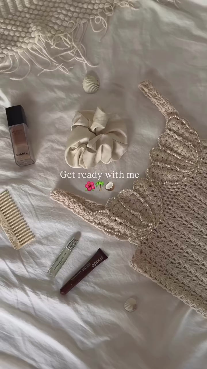 Crochet Knit Sweetheart Wide Strap Bodycon Mini Dress