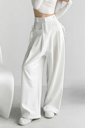High Waist Fluid Wide Leg Pants