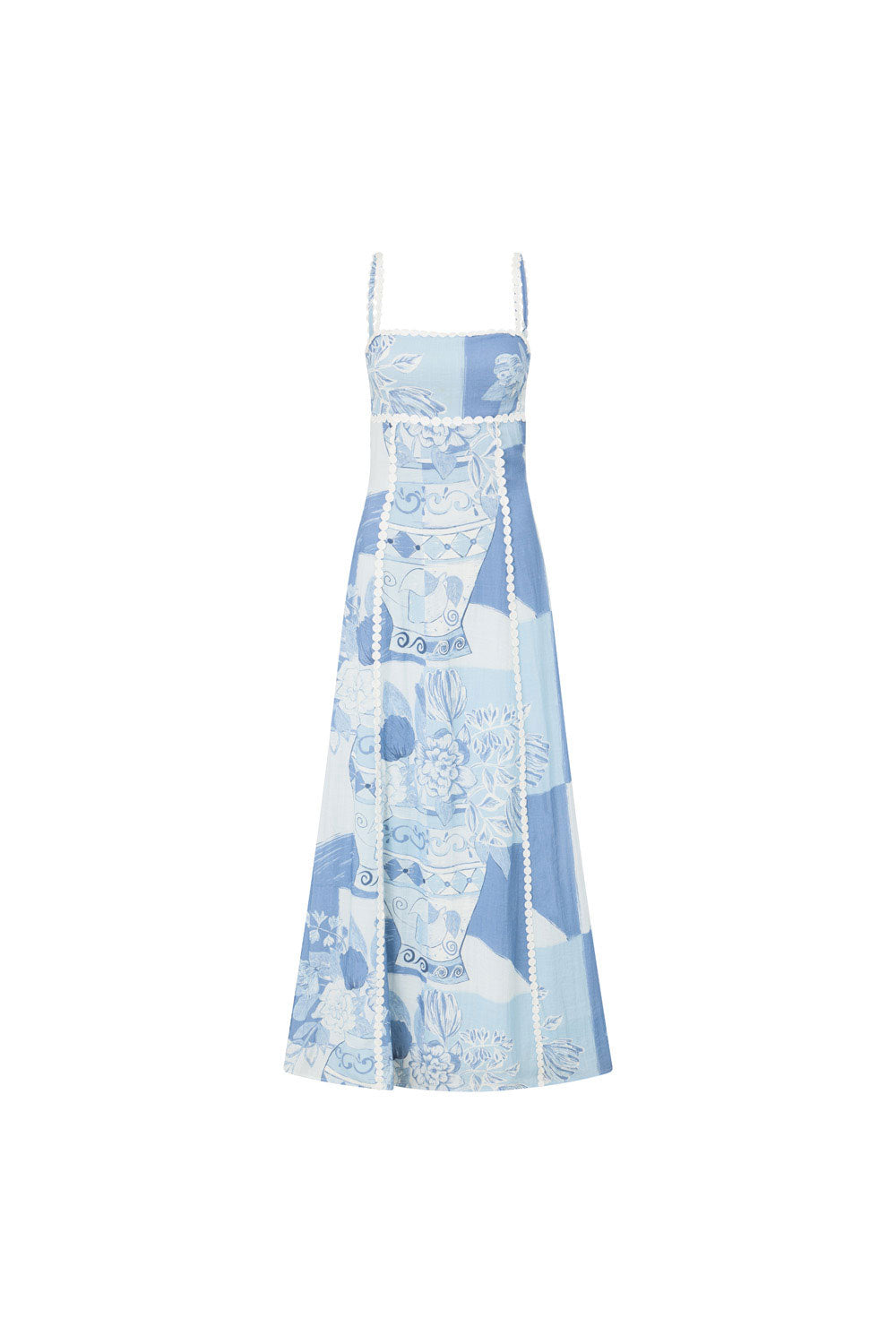 Spaghetti Strap Open Back Tie Back Maxi Dress 4