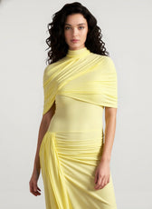 Slim Ruched Backless Chic Formal Dress
