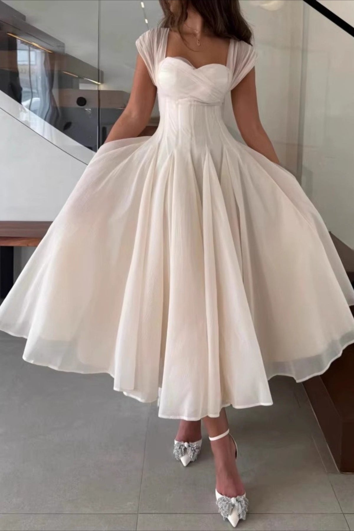 A-Line Sweetheart Neckline Prom Dress