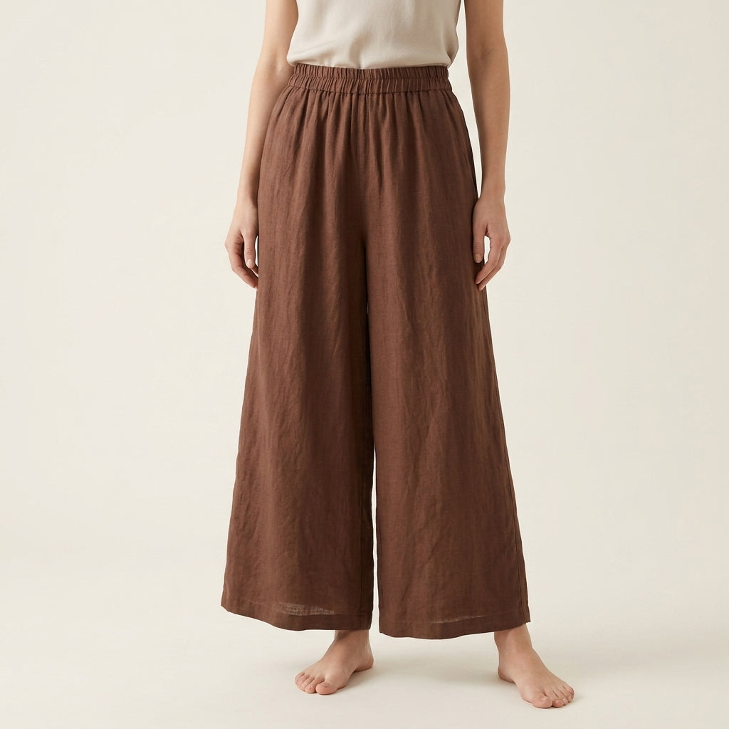 High Waist Wide Leg Pants