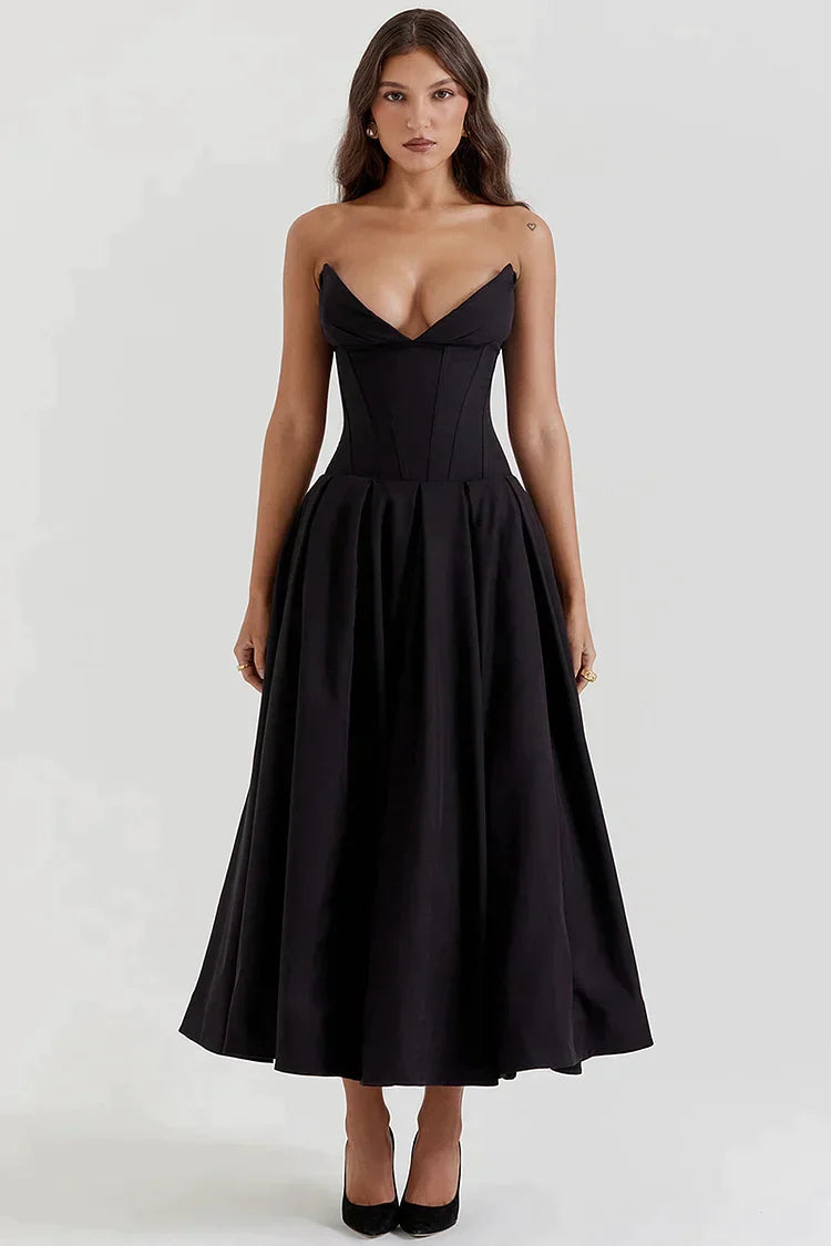 Florencia Exclusive Women's Strapless Dress Statement Occasion Edit