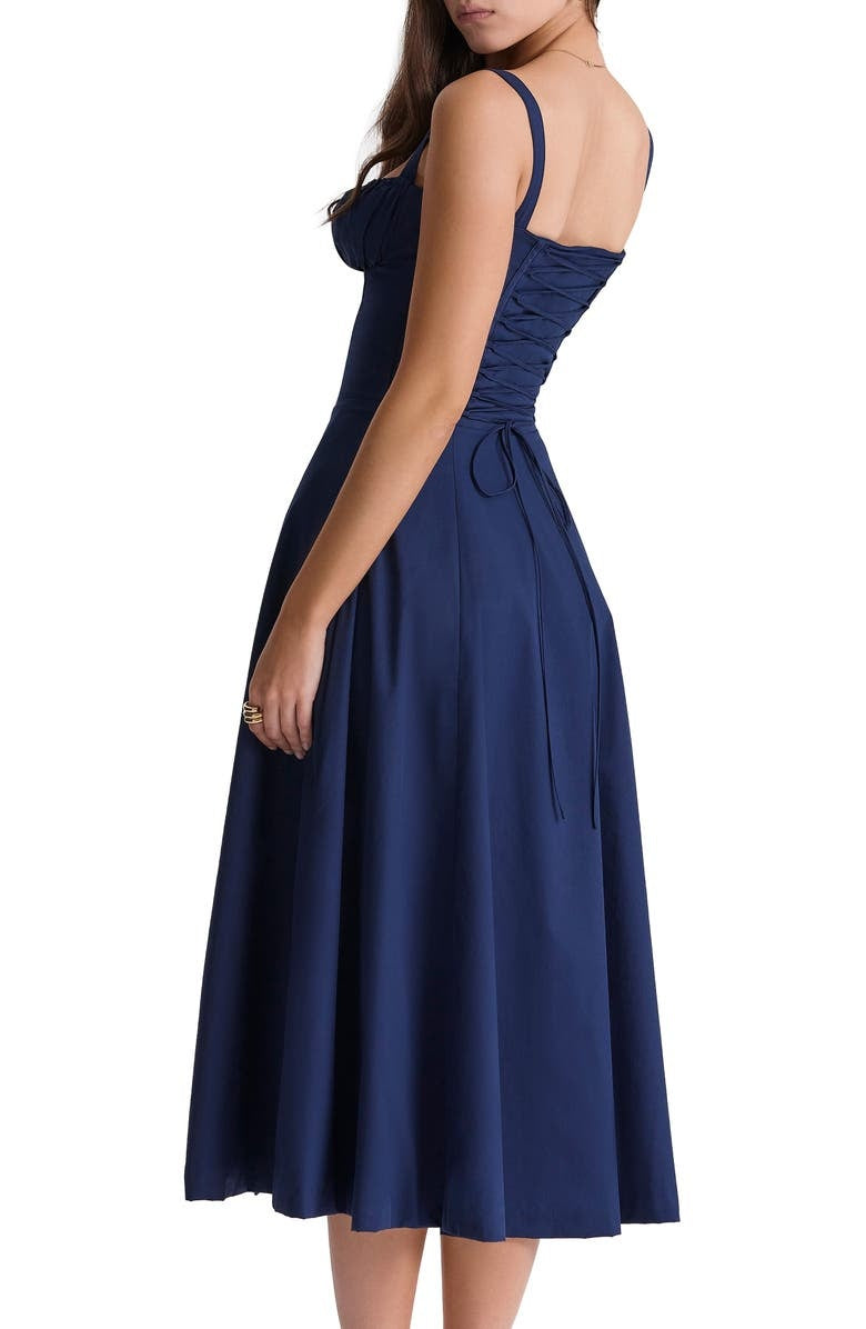 Fiorella Elevated Midi Corset Dress Premium Wardrobe Essential