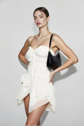 Fairy Ruched Spaghetti Strap Bodycon Mini Dresses