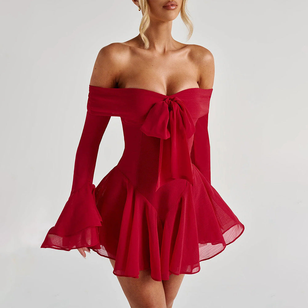 Savoca Mini Dress - Red