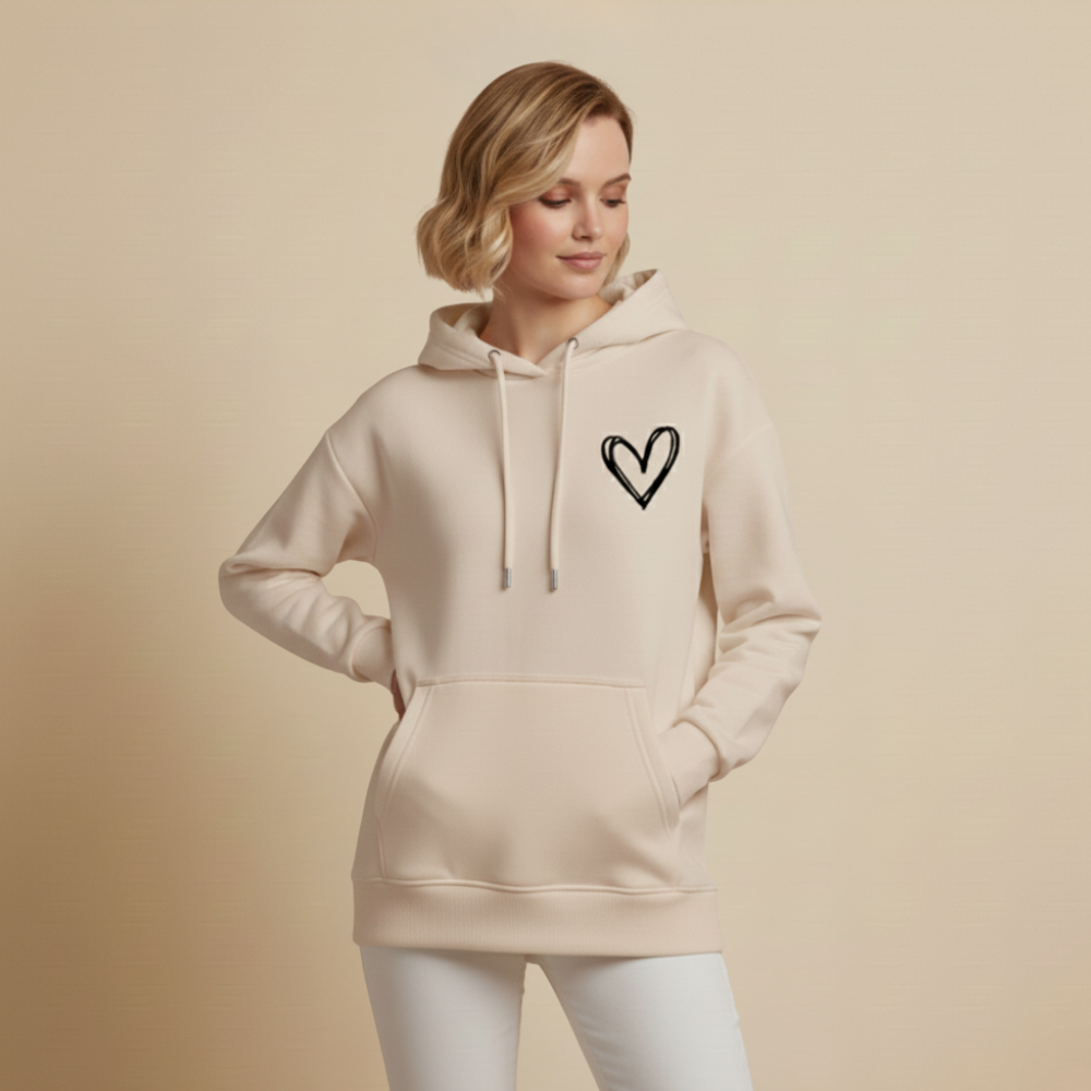 Casual Printed Hoodie Jacket for Women