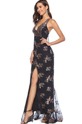 Fishtail Sequin Spangly Maxi Dress - 2 Colors - View 5
