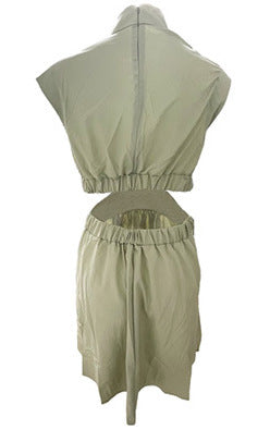 Glorina Mini Dress Mint Green