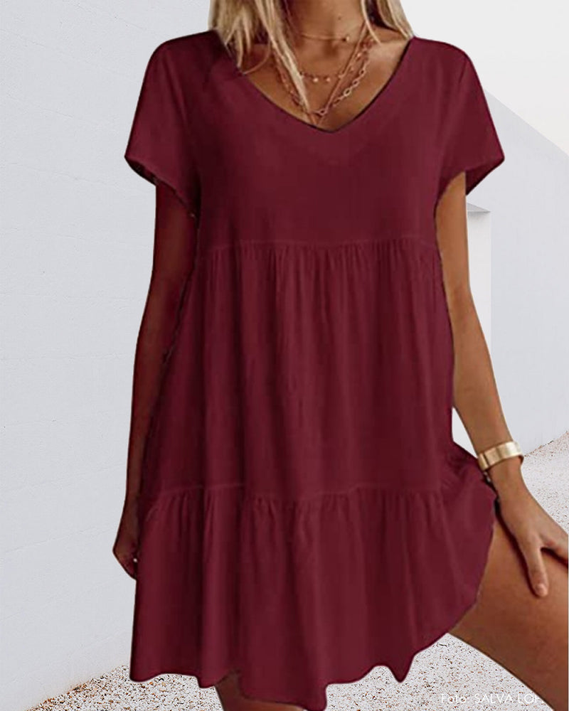 Susana Womens Summer Dress Elegant Dress for Layered Outfit Styling