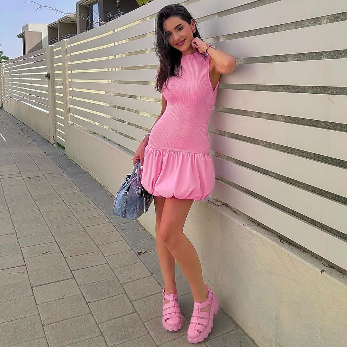 Bliss Mini Dress - Pink
