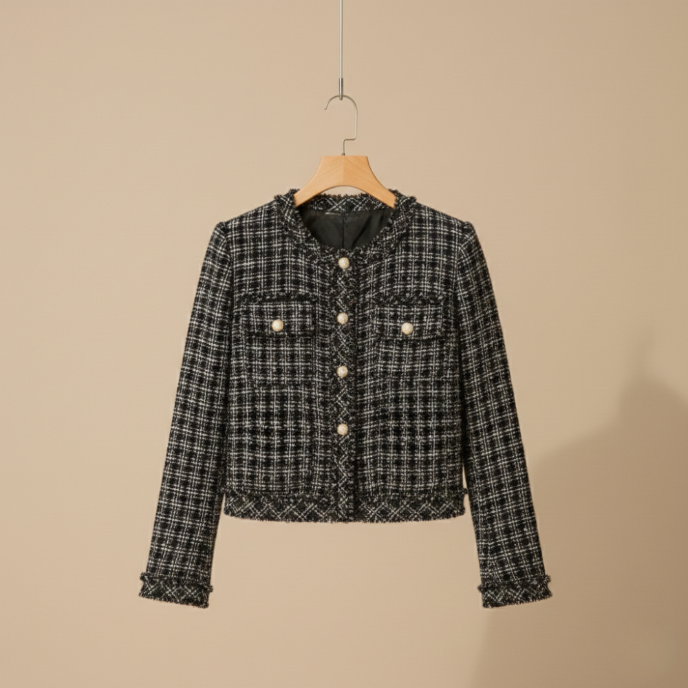 Women's Cropped Textured Jacket