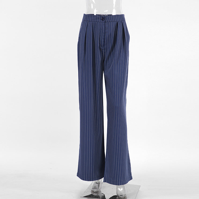 Stripe Life Pants - Blue