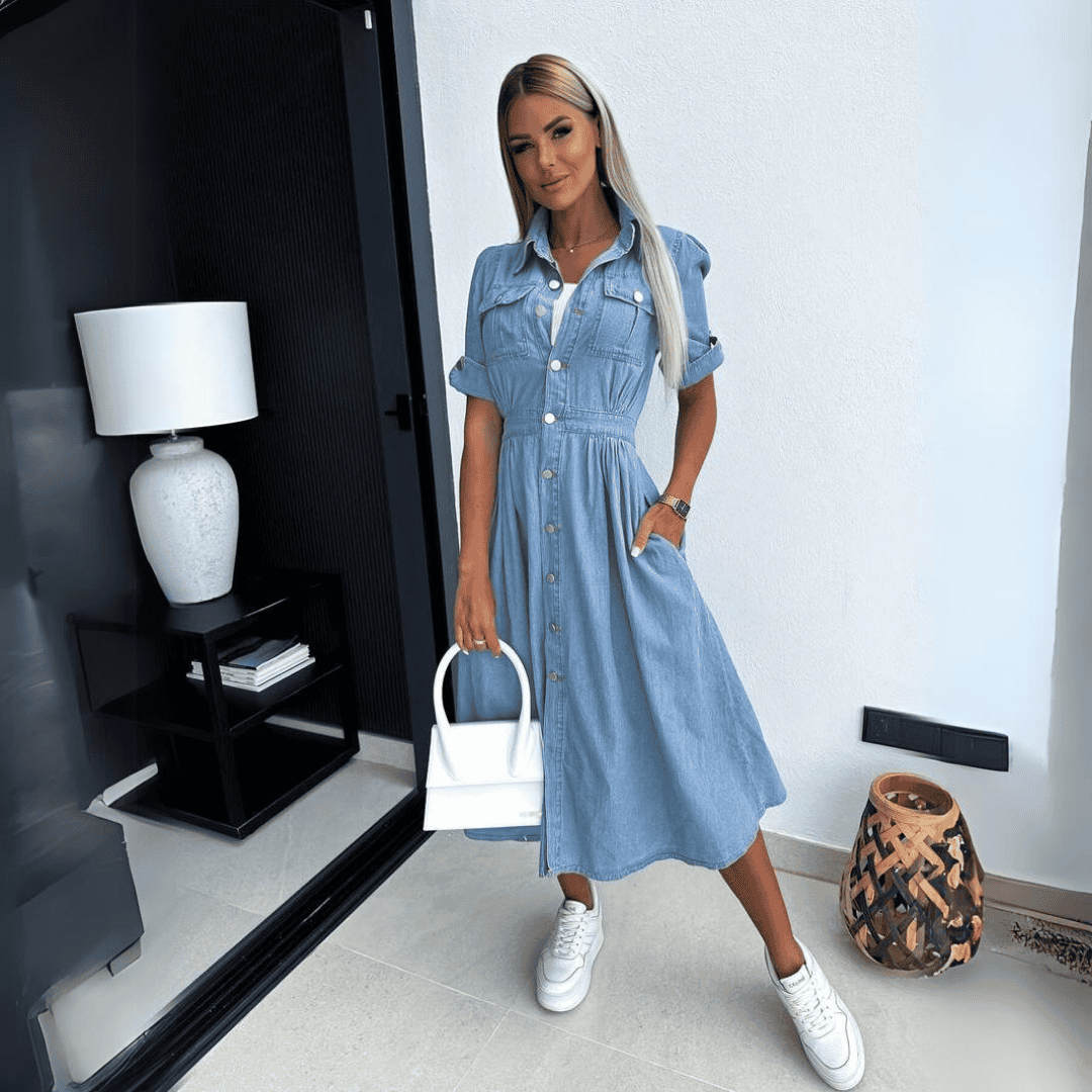 Omayra Trendy and Elegant Summer Dress for Women Chic Boutique Style