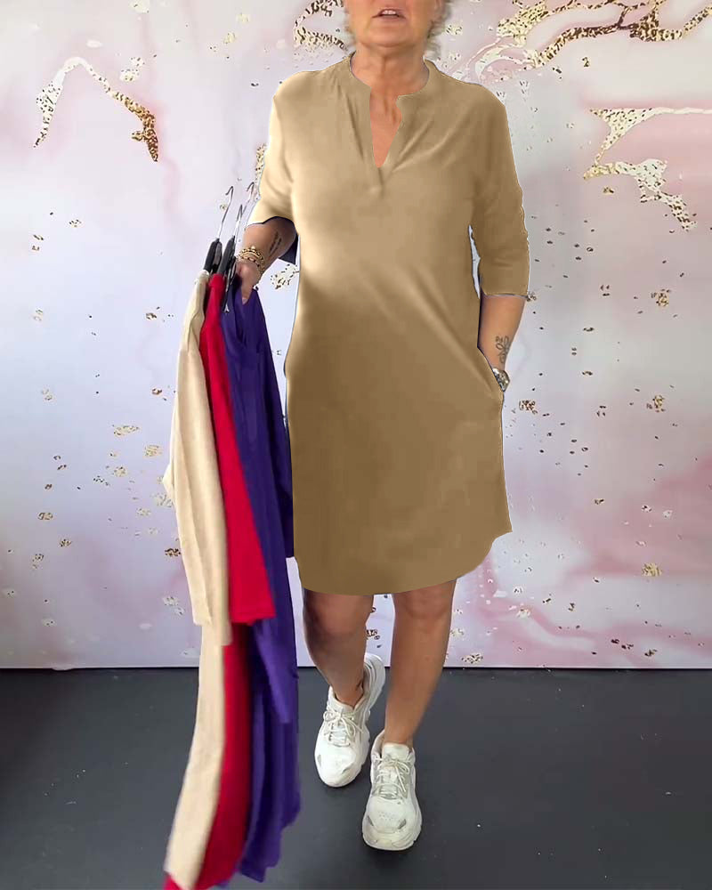 Ruth Exclusive V Neck Dress Evening Wear Edit