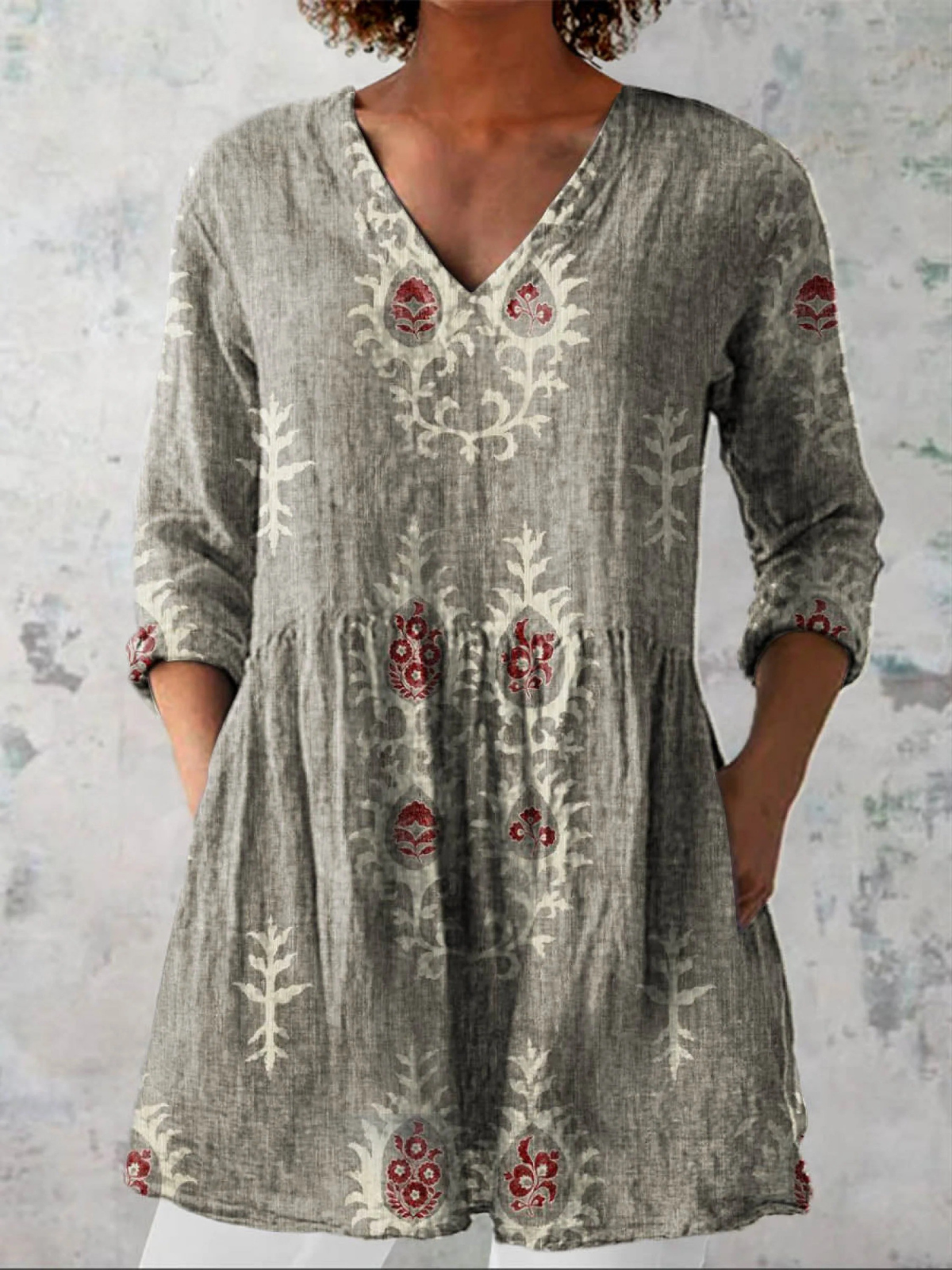 LORRAINE™ - ELEGANT SUMMER COMFORT BLOUSE