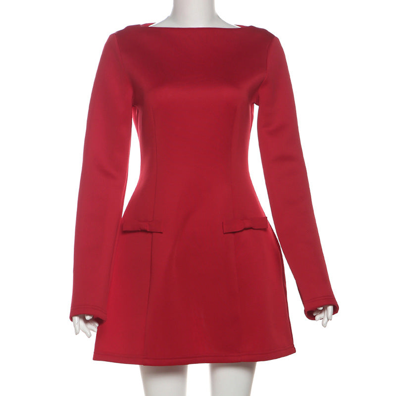 Red Chemistry Mini Dress - Red