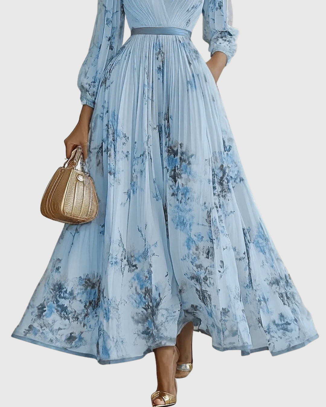 Rowella - Pleated Maxi Dress