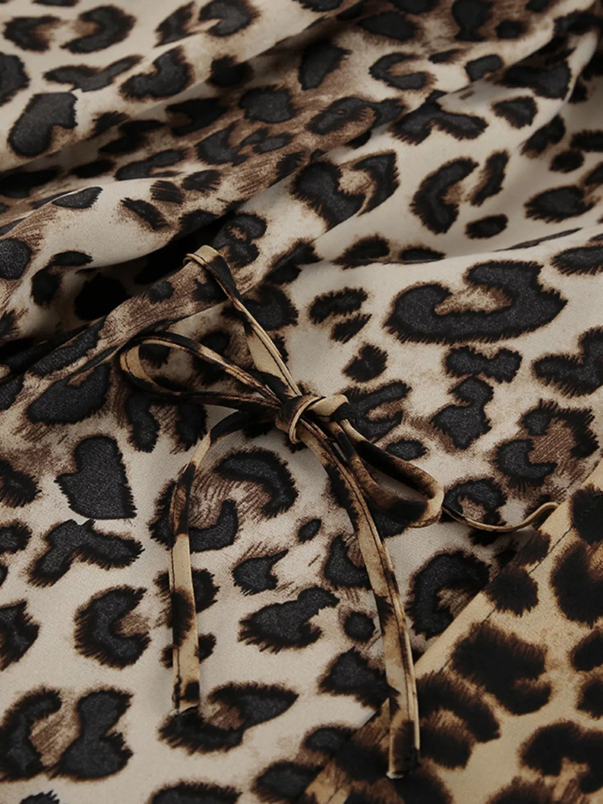 Leopard Print Open Front Shirt and Wide Leg Pants Two Piece Set 13