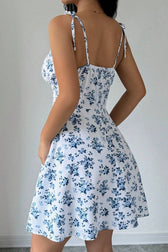 Corset Floral Mini Dress