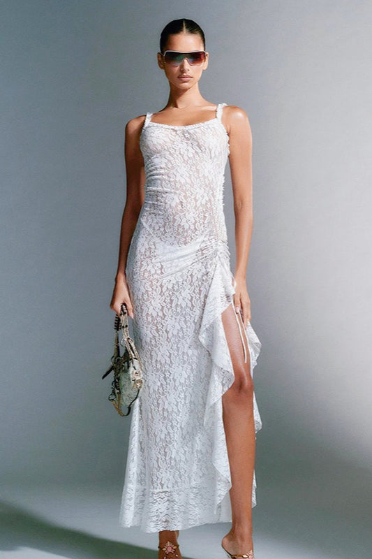 Lace Back Insert Slip Dress 2