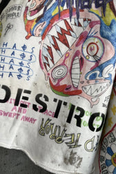 Murakami Graffiti Print Hoodie