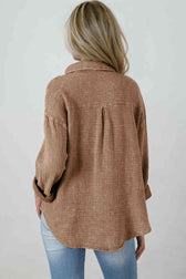 Blouse Textured With Buttons