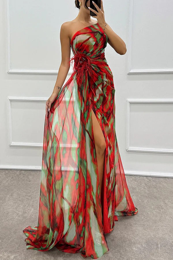 Noemi | Vibrant Maxi Dress Red