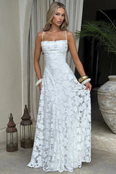 Lace-Up Backless Maxi Dress 4