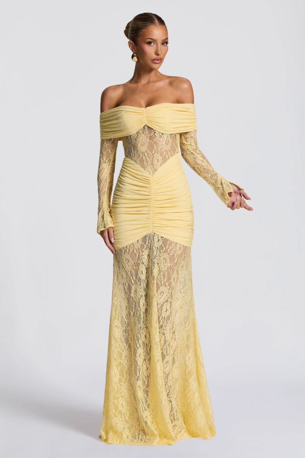 Halter Lace Sleeveless Backless Bodycon Maxi Lace Dress
