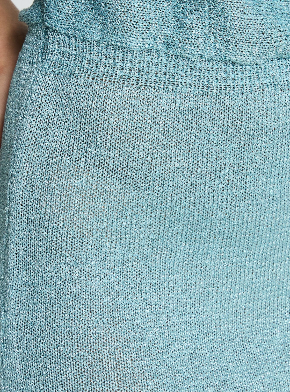 Metallic Knit Off Shoulder Batwing Sleeve Mini Sweater Dress 7