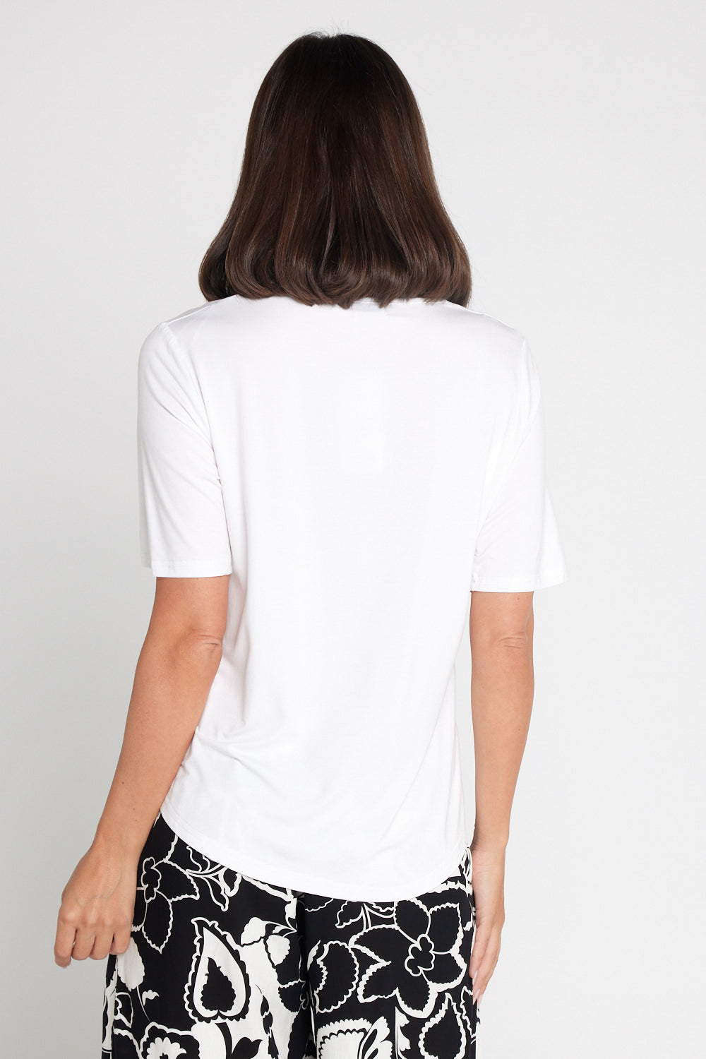 Belinda Modal Tee - White