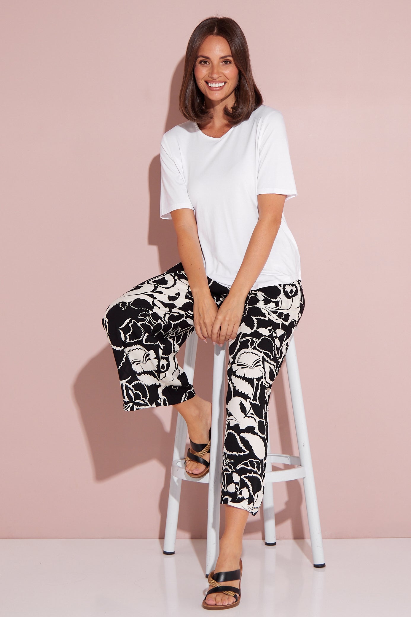 Belinda Modal Tee - White