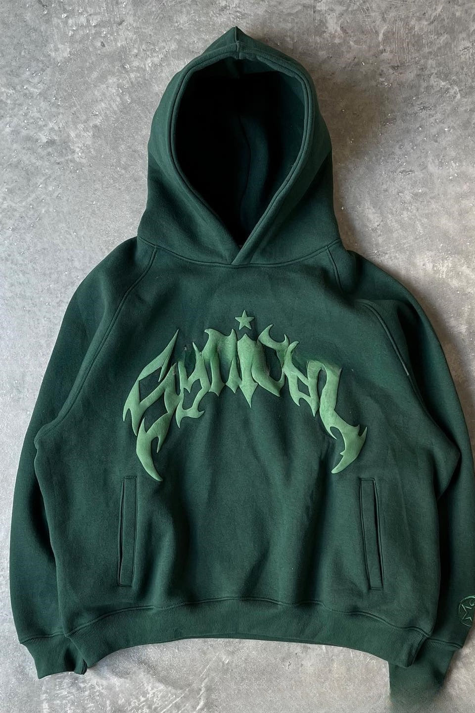 Vintage Pullover Graphic Print Hoodie