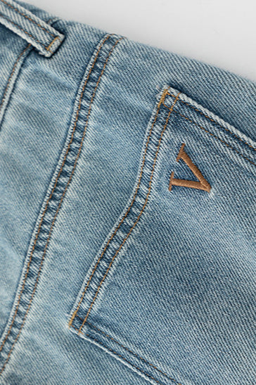 Embroidered Denim Jeans