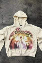 High Street Zip Up Hoodie