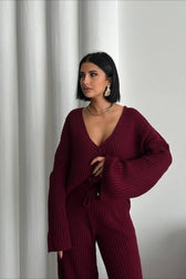 Knit Sweater Pants Knit Set