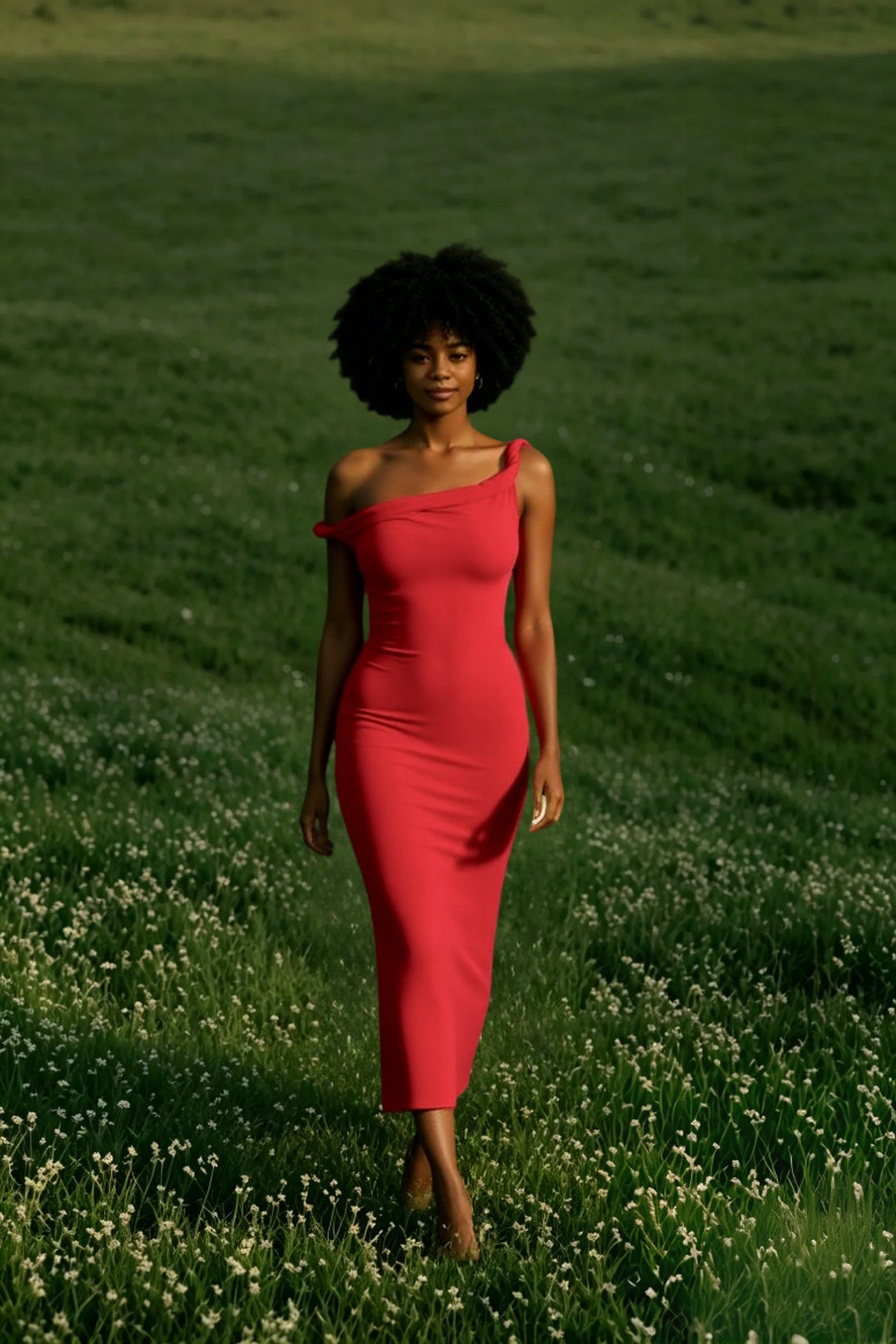 Bardot Rolled Hem Party Dress